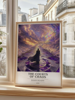 The Courts of Chaos book cover poster colour and style options – Roger Zelazny book art