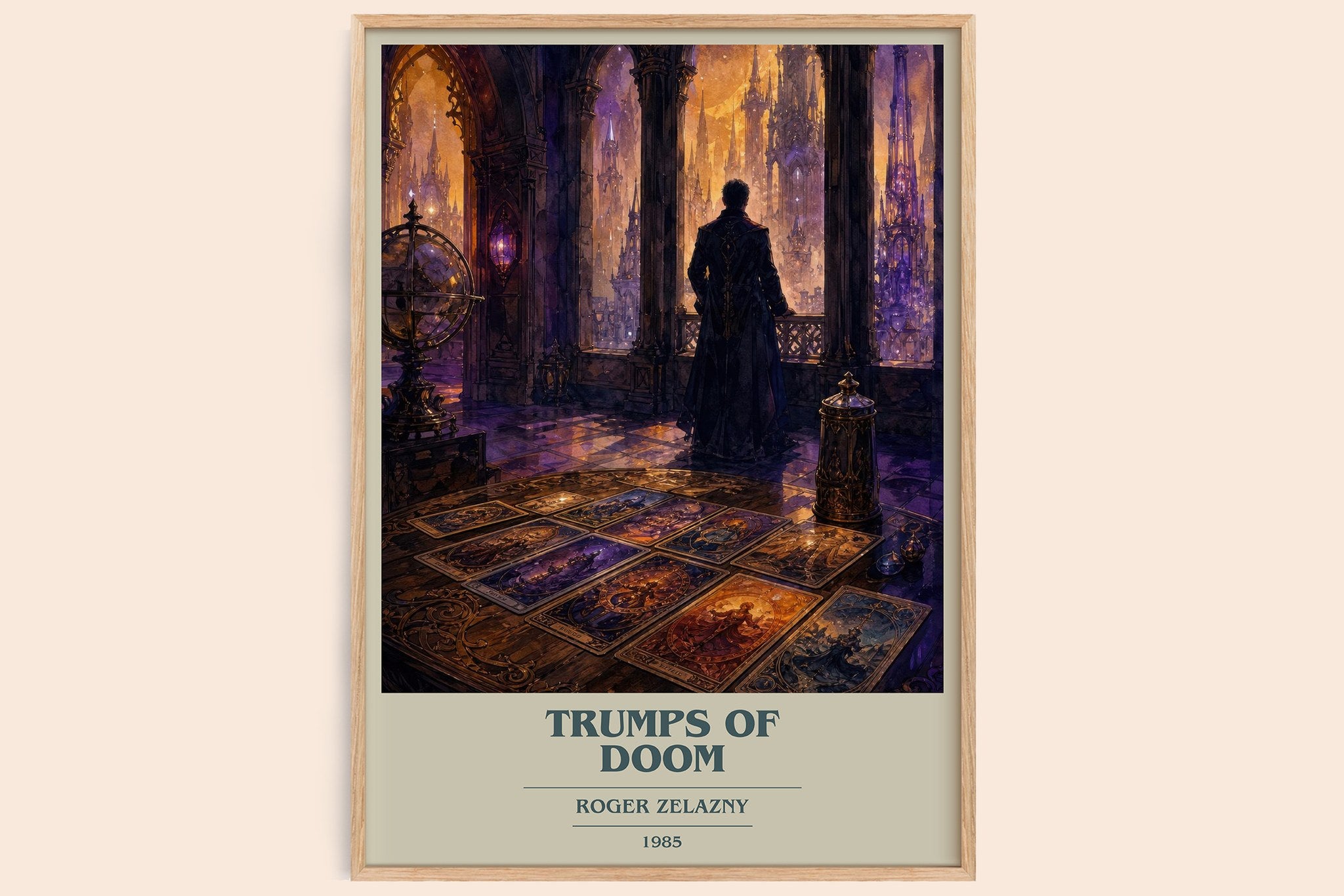 Trumps of Doom Book Cover Poster by Roger Zelazny