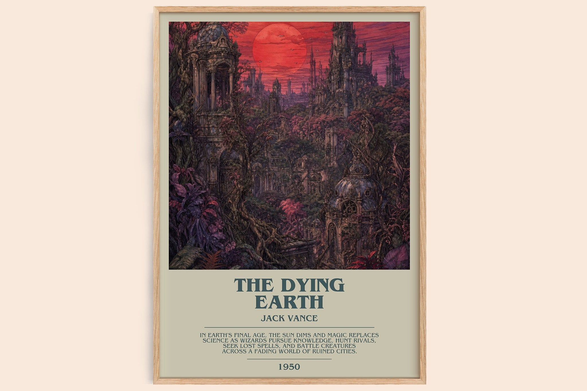 The Dying Earth Bookish Wall Art by Jack Vance