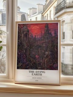 The Dying Earth book cover poster colour and style options – Jack Vance book art