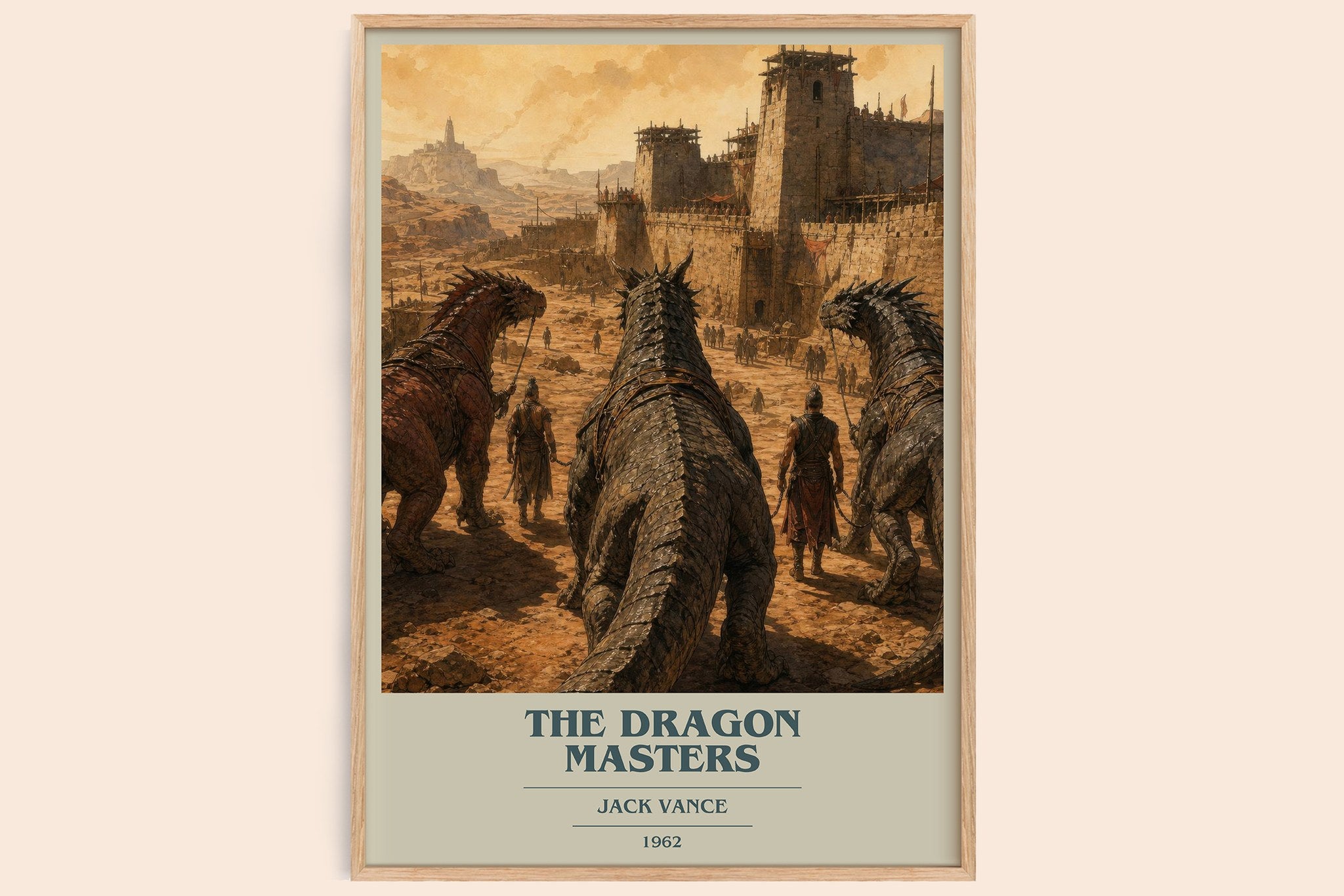The Dragon Masters Book Cover Poster by Jack Vance