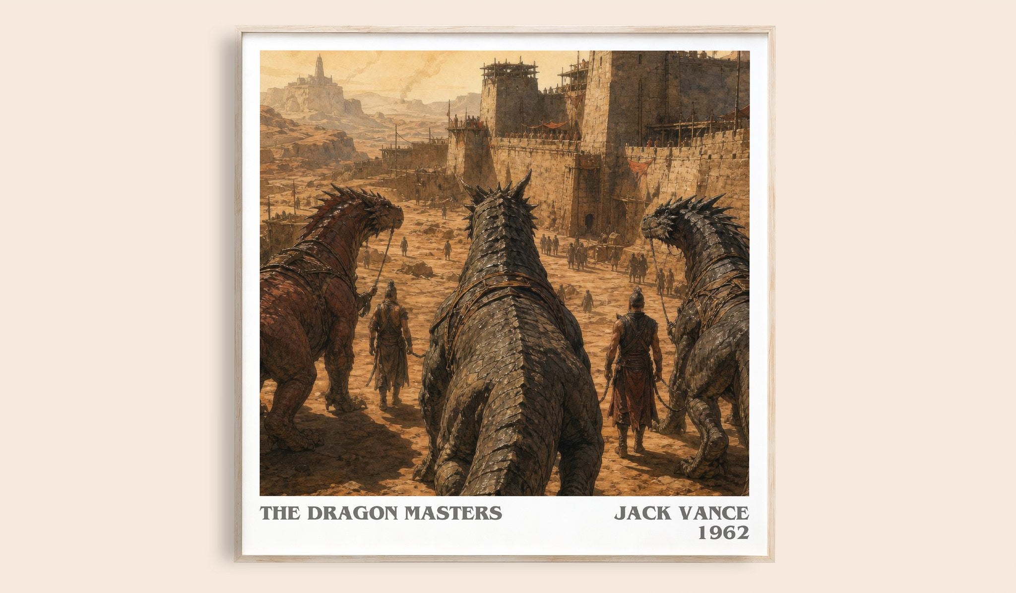 The Dragon Masters Literary Art Print by Jack Vance