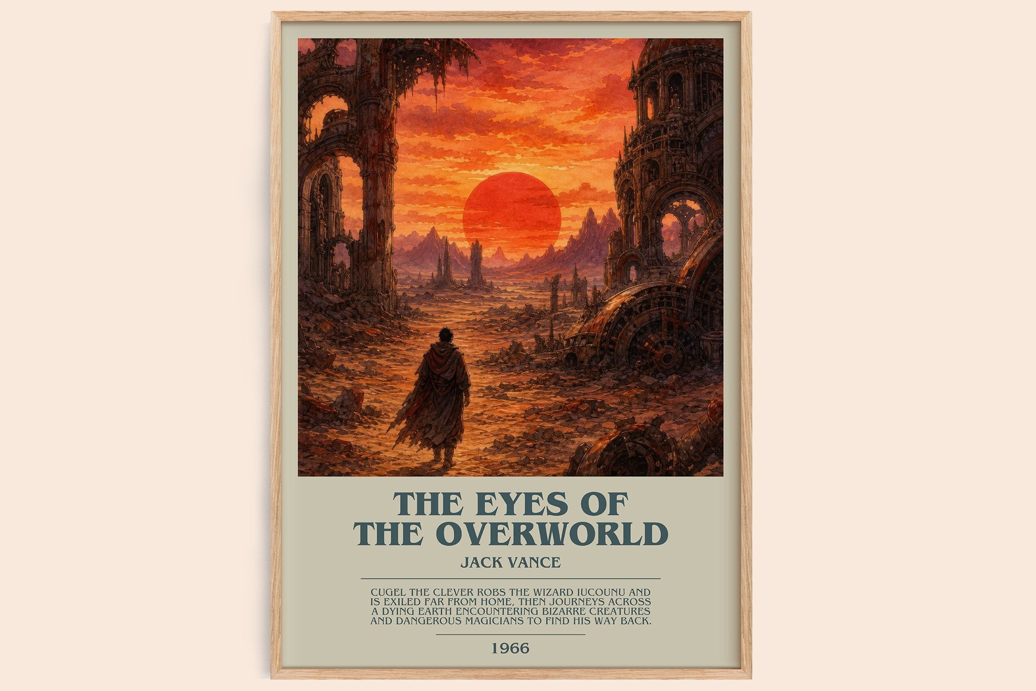 The Eyes of the Overworld Bookish Wall Art by Jack Vance