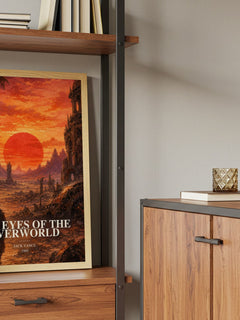 The Eyes of the Overworld book watercolour illustration paper finish options – matte satin gloss