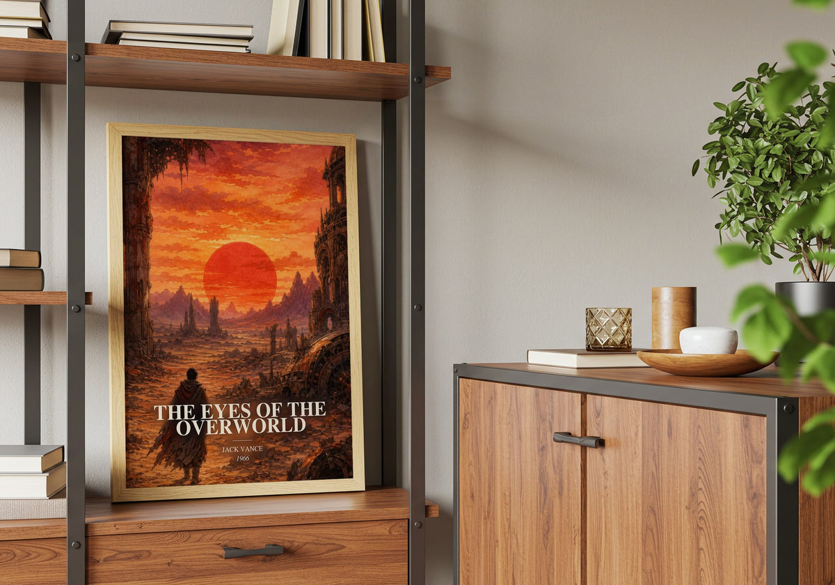 The Eyes of the Overworld book watercolour illustration paper finish options – matte satin gloss