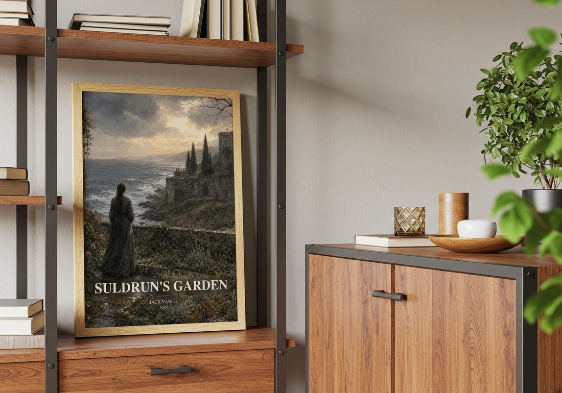 Suldrun's Garden book watercolour illustration paper finish options – matte satin gloss