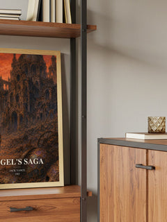 Cugel's Saga book watercolour illustration paper finish options – matte satin gloss