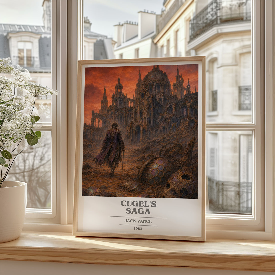 Cugel's Saga book cover poster colour and style options – Jack Vance book art