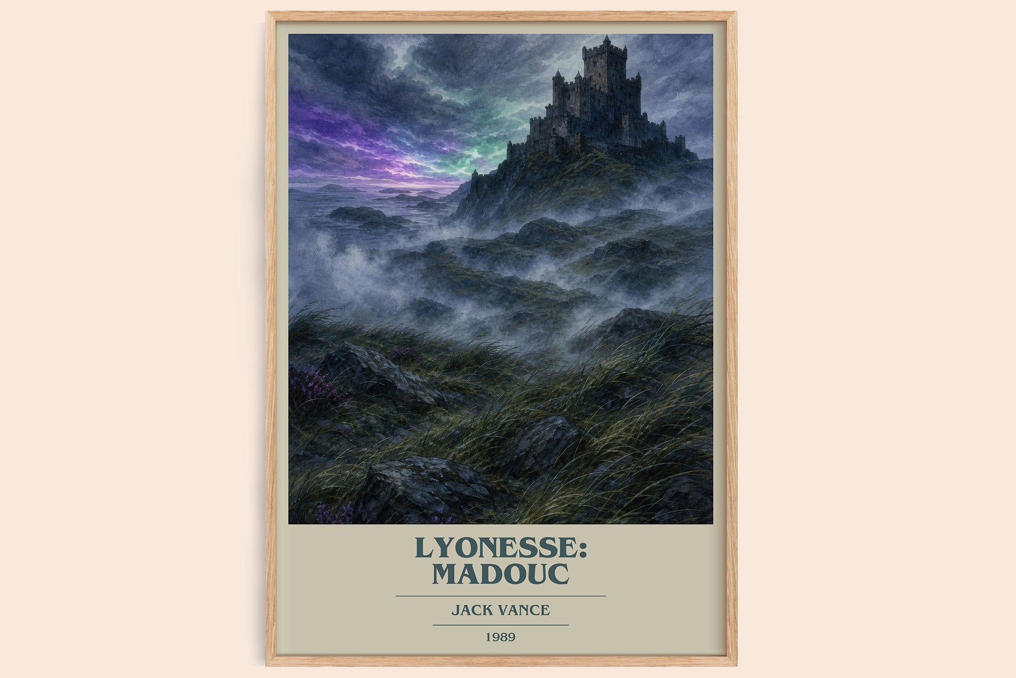 Lyonesse: Madouc Book Cover Poster by Jack Vance