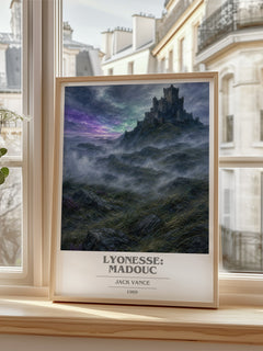 Lyonesse: Madouc book cover poster colour and style options – Jack Vance book art