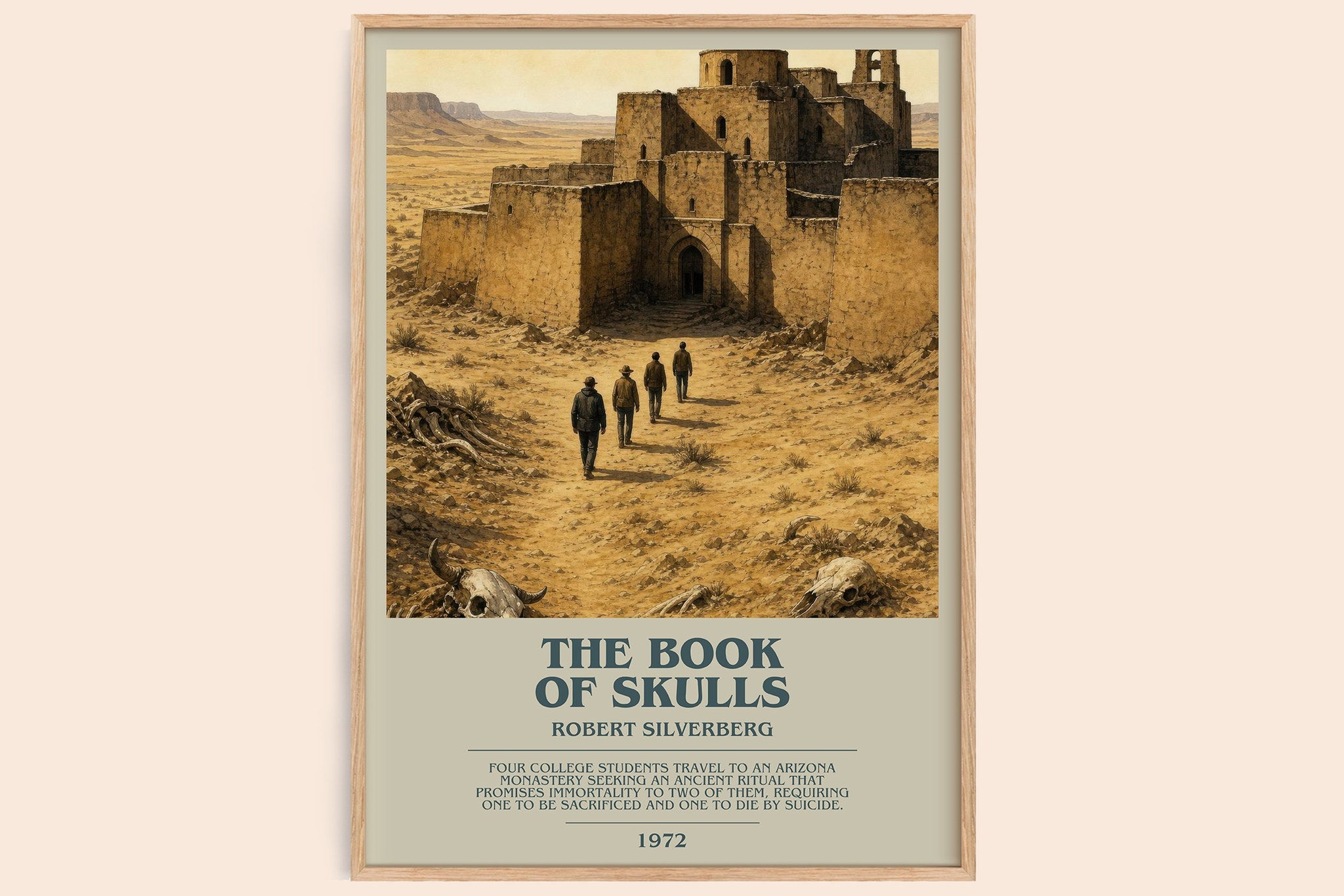 The Book of Skulls Bookish Wall Art by Robert Silverberg