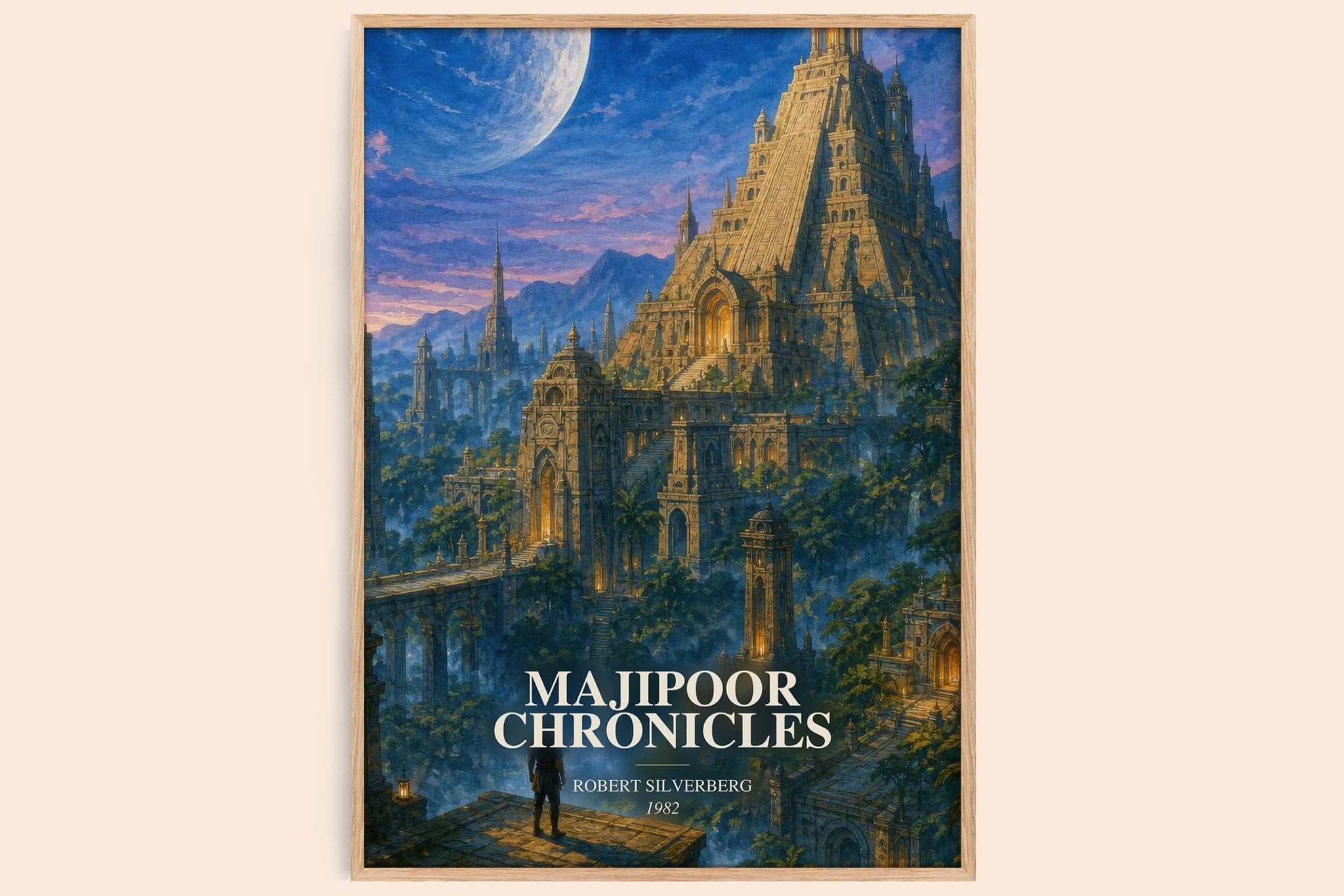 Majipoor Chronicles Book Watercolour Illustration by Robert Silverberg