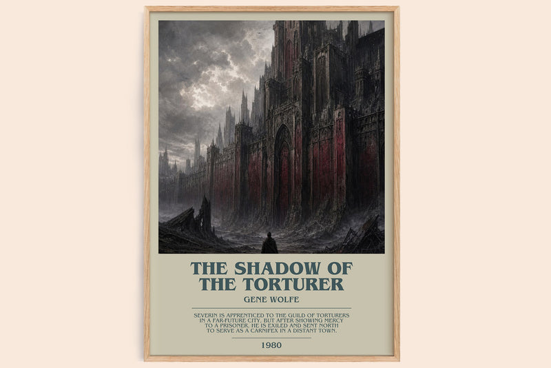 The Shadow of the Torturer Bookish Wall Art by Gene Wolfe (Modern style)
