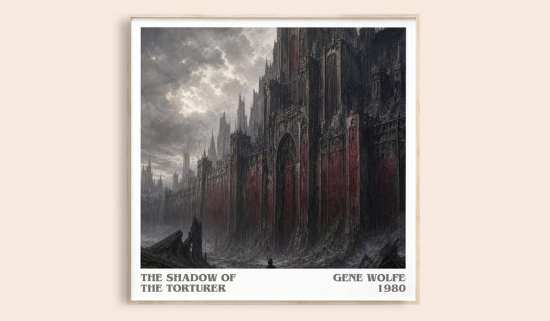 The Shadow of the Torturer Literary Art Print by Gene Wolfe (Square style)