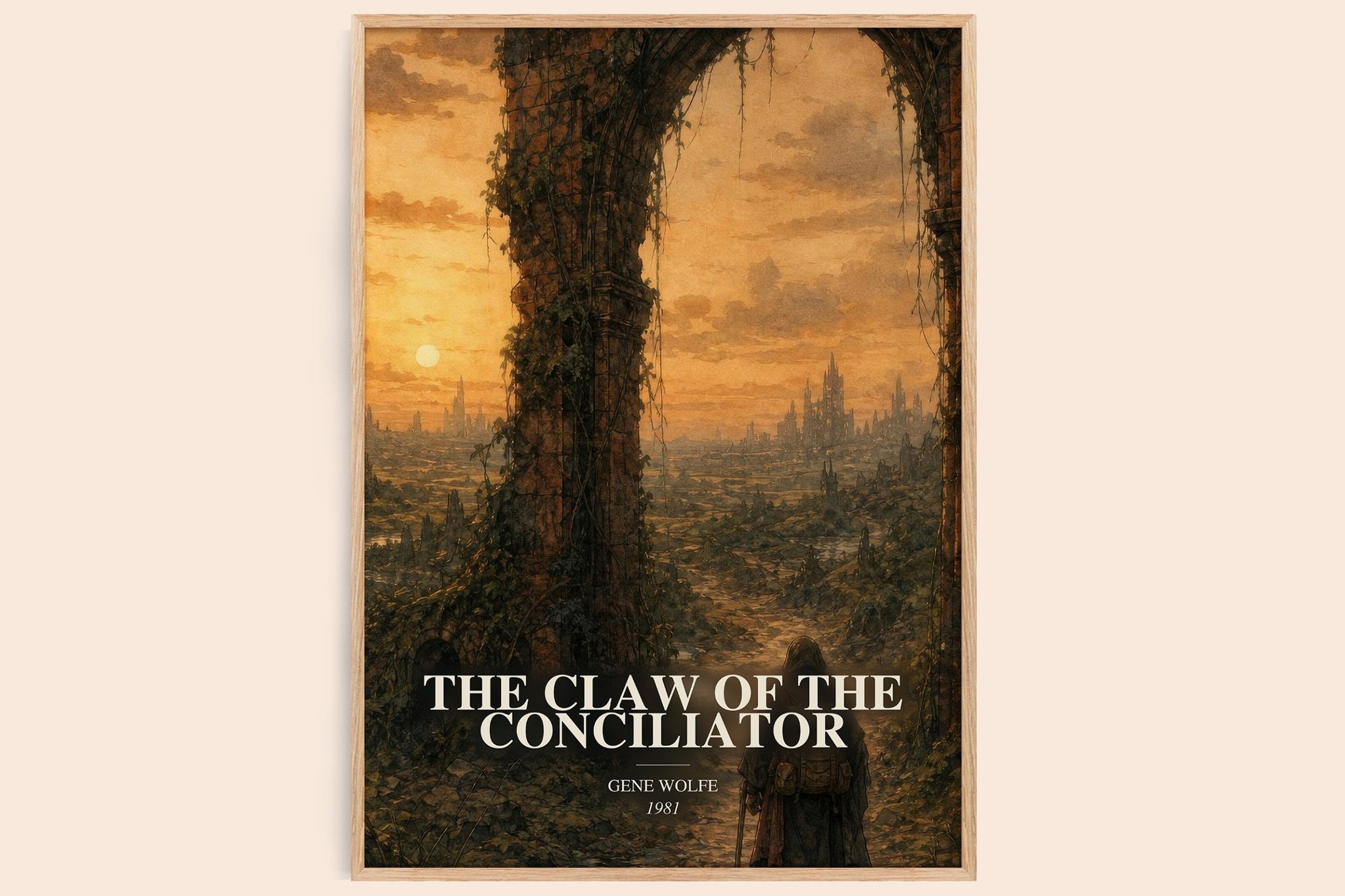Claw of the Conciliator Book Watercolour Illustration by Gene Wolfe