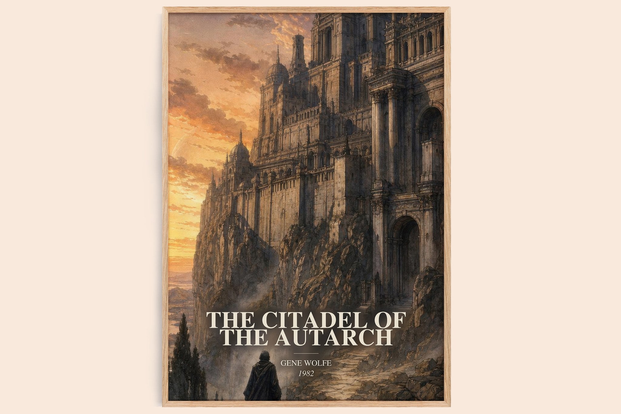The Citadel of the Autarch Book Watercolour Illustration by Gene Wolfe