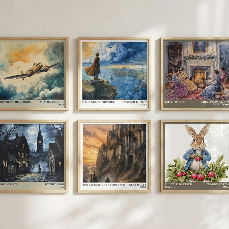 The Citadel of the Autarch literary art print colour and style options – Gene Wolfe book art