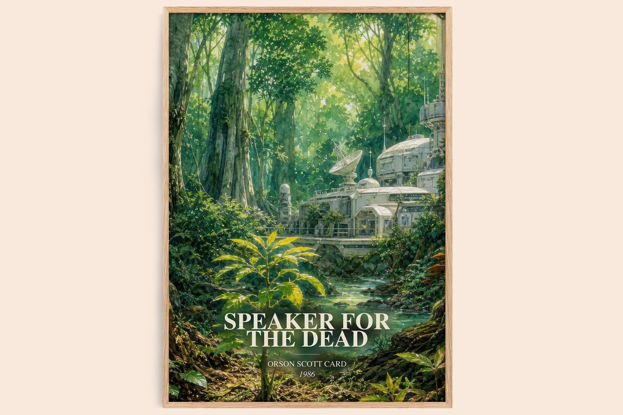 Speaker for the Dead Book Watercolour Illustration by Orson Scott Card