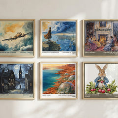 Blue Mars literary art print colour and style options – Kim Stanley Robinson book art