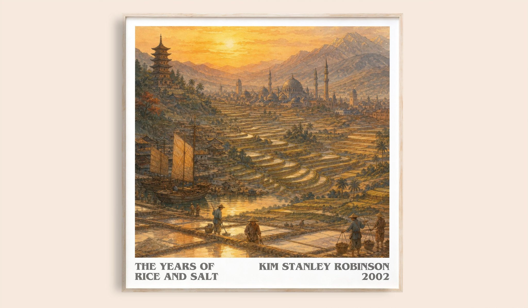 The Years of Rice and Salt Literary Art Print by Kim Stanley Robinson