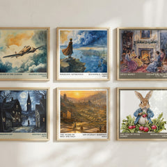 The Years of Rice and Salt literary art print colour and style options – Kim Stanley Robinson book art