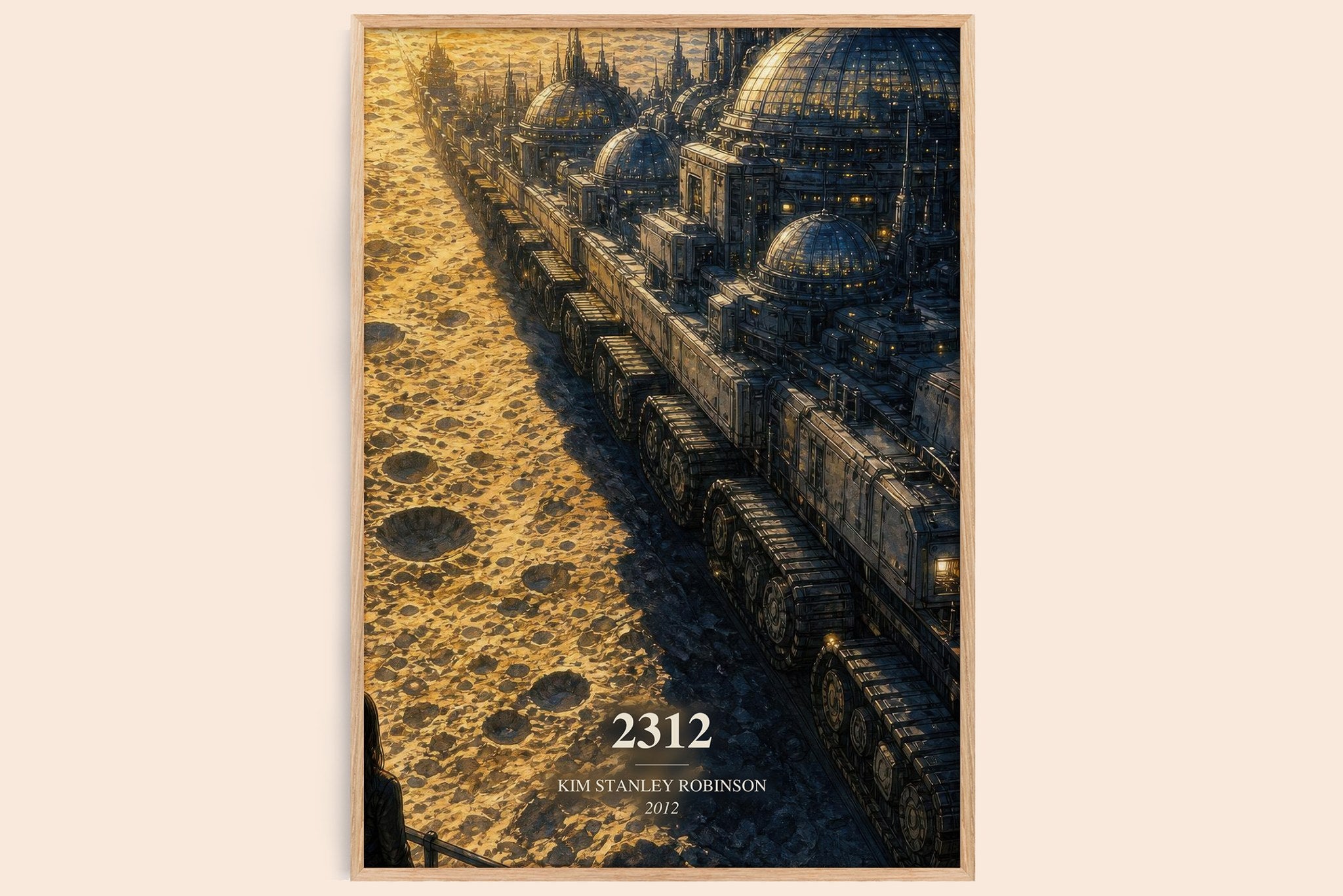 2312 Book Watercolour Illustration by Kim Stanley Robinson