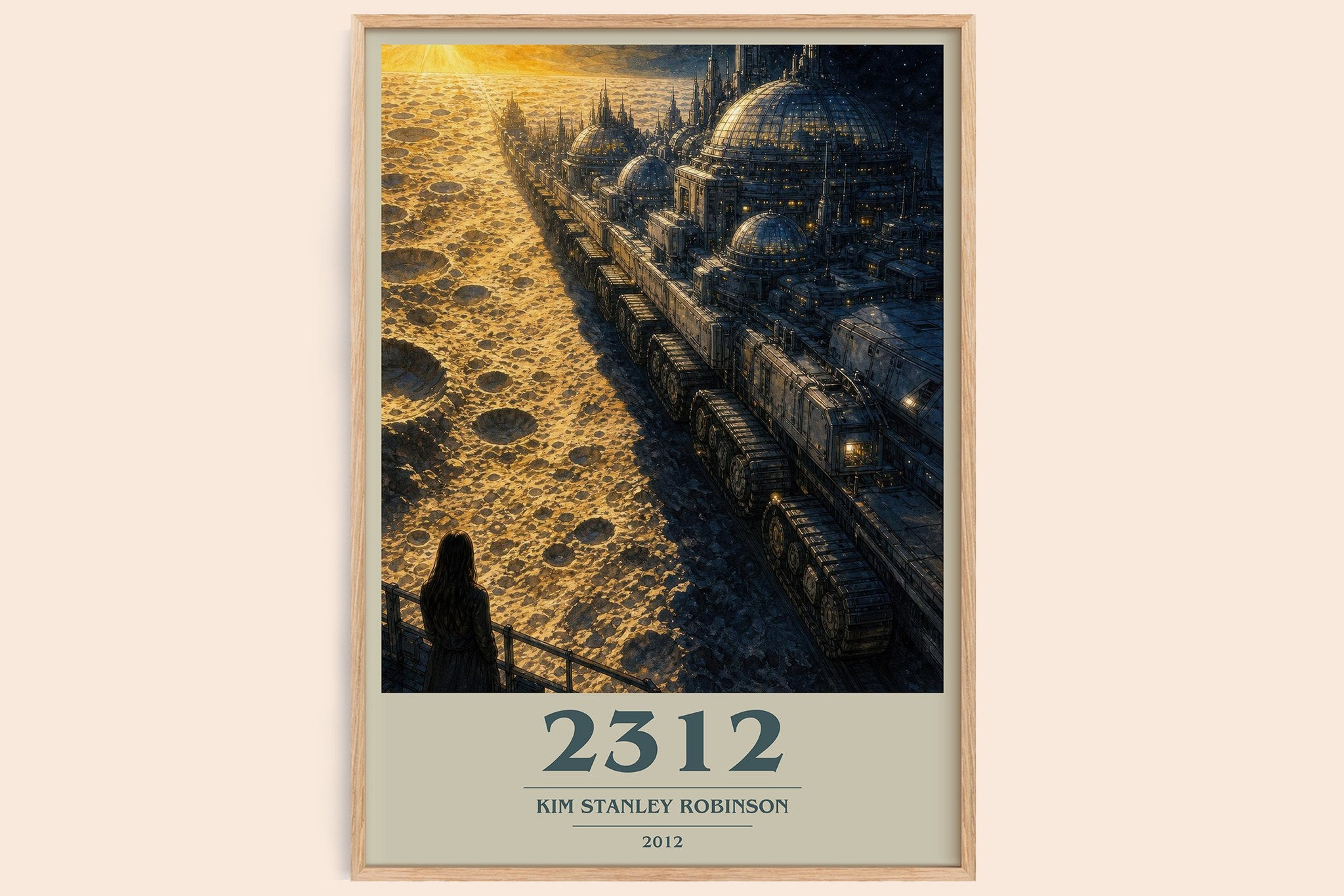 2312 Book Cover Poster by Kim Stanley Robinson