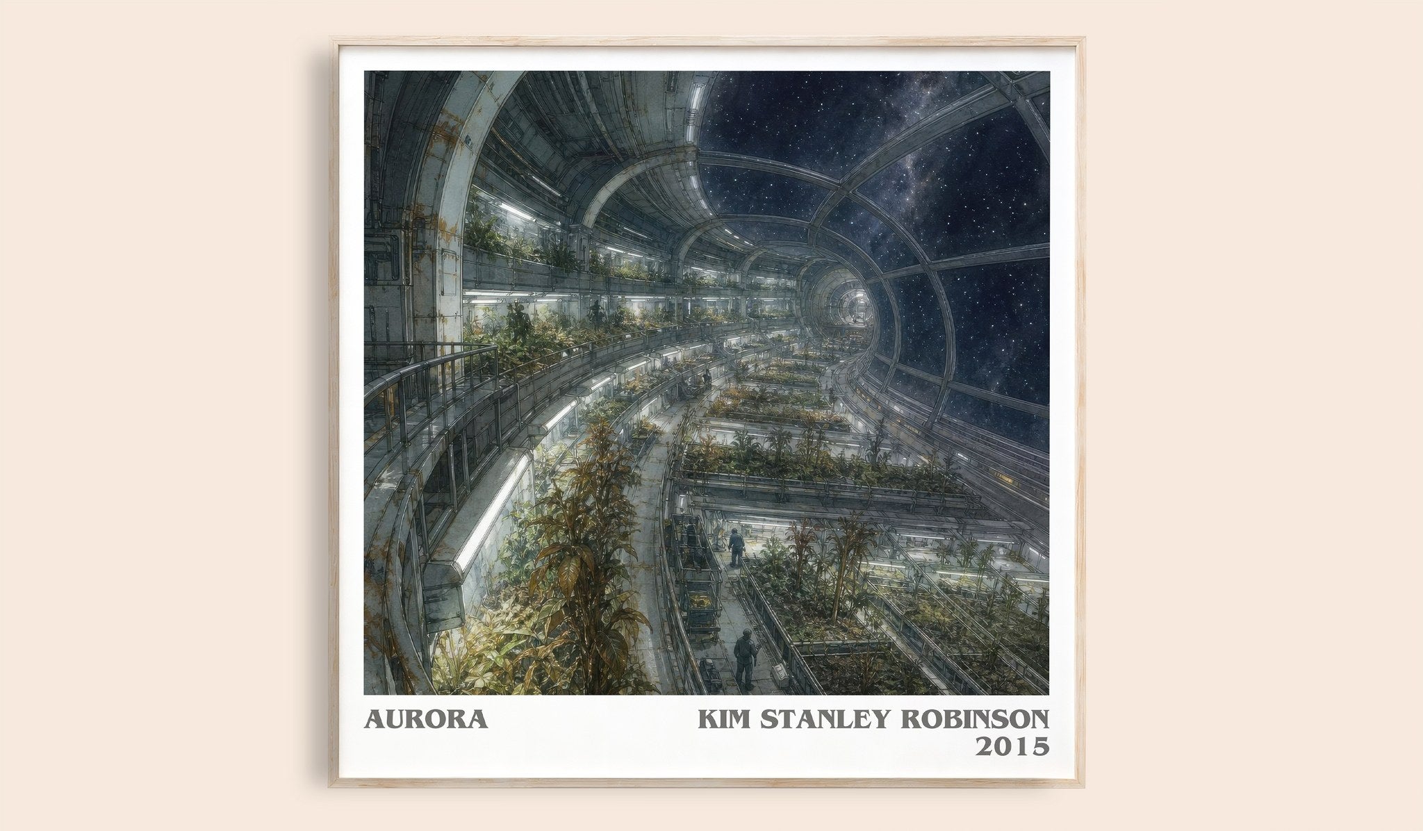 Aurora Literary Art Print by Kim Stanley Robinson