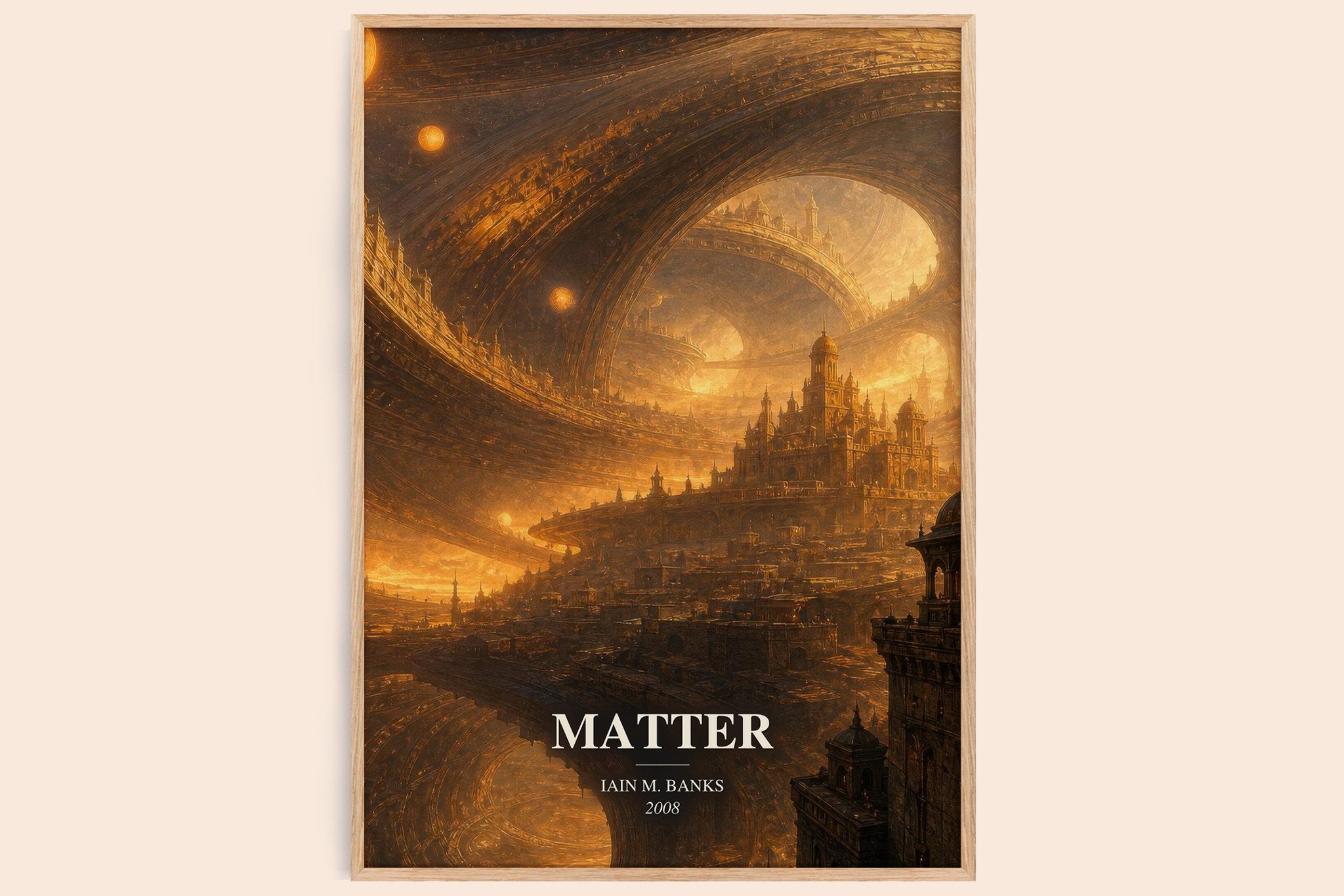 Matter Book Watercolour Illustration by Iain M. Banks