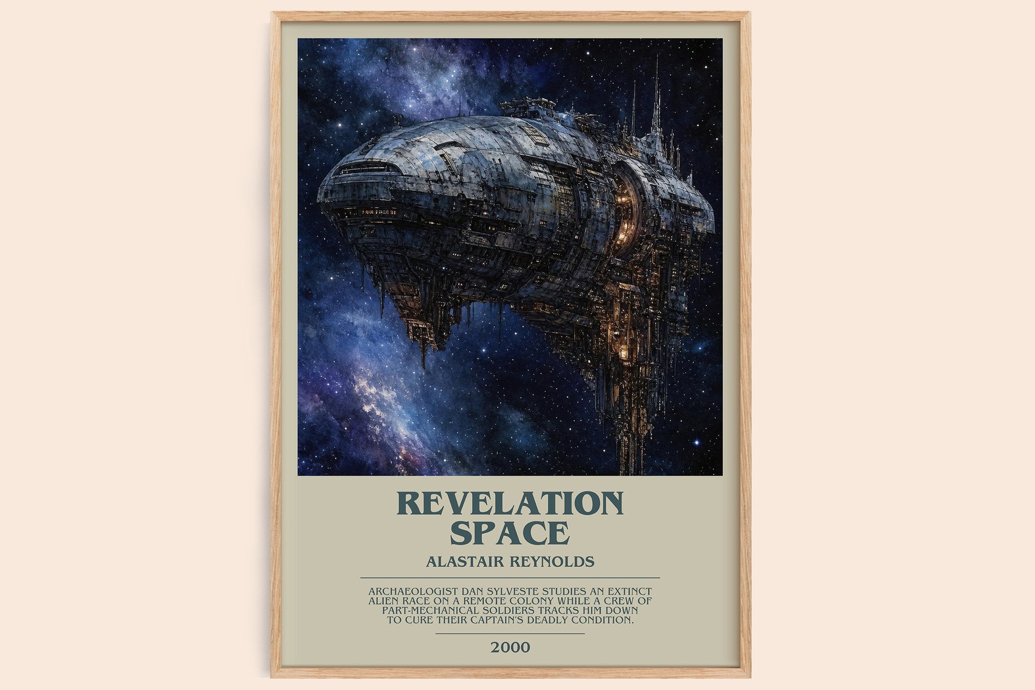 Revelation Space Bookish Wall Art by Alastair Reynolds