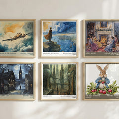 Chasm City literary art print colour and style options – Alastair Reynolds book art