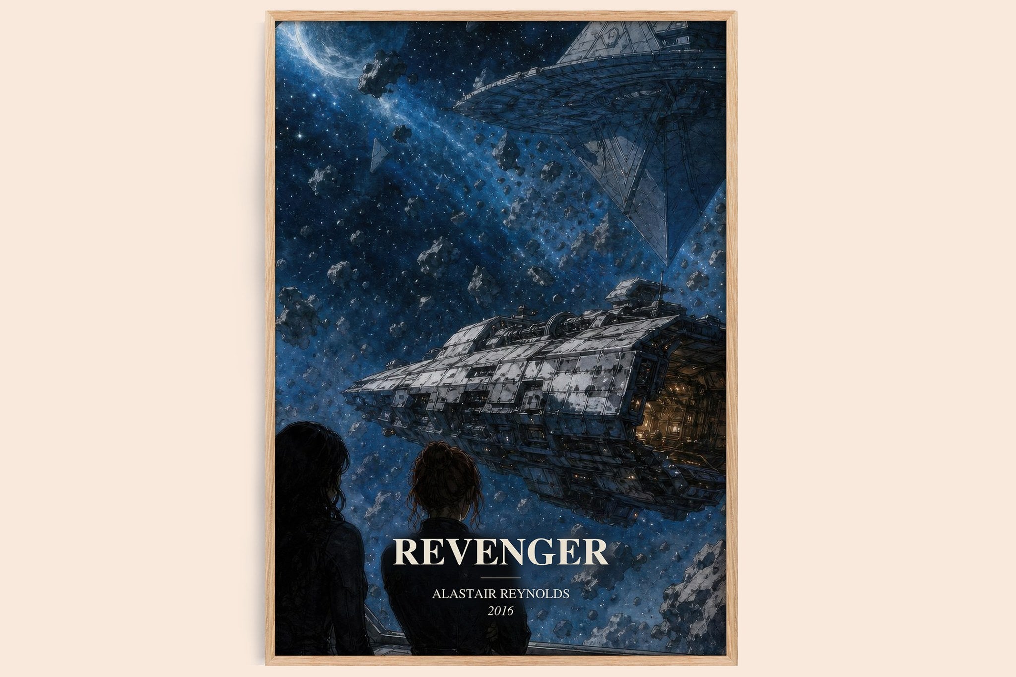 Revenger Book Watercolour Illustration by Alastair Reynolds