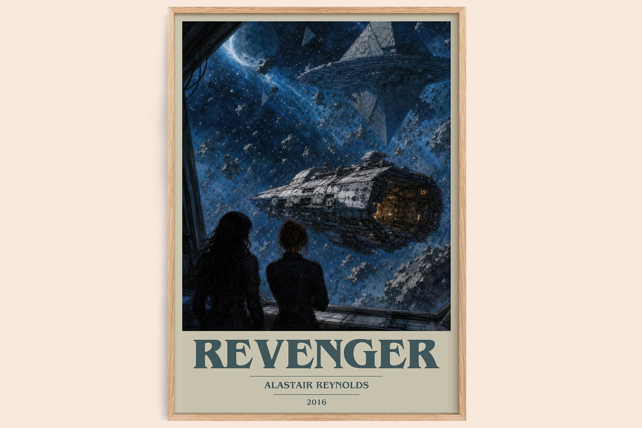 Revenger Book Cover Poster by Alastair Reynolds