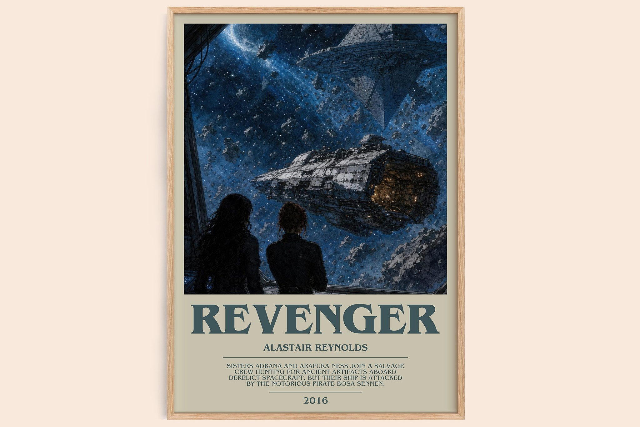 Revenger Bookish Wall Art by Alastair Reynolds