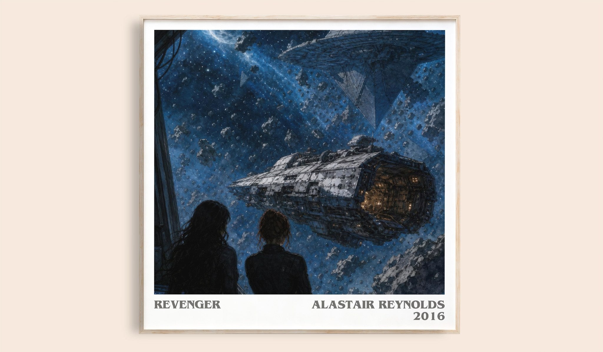 Revenger Literary Art Print by Alastair Reynolds