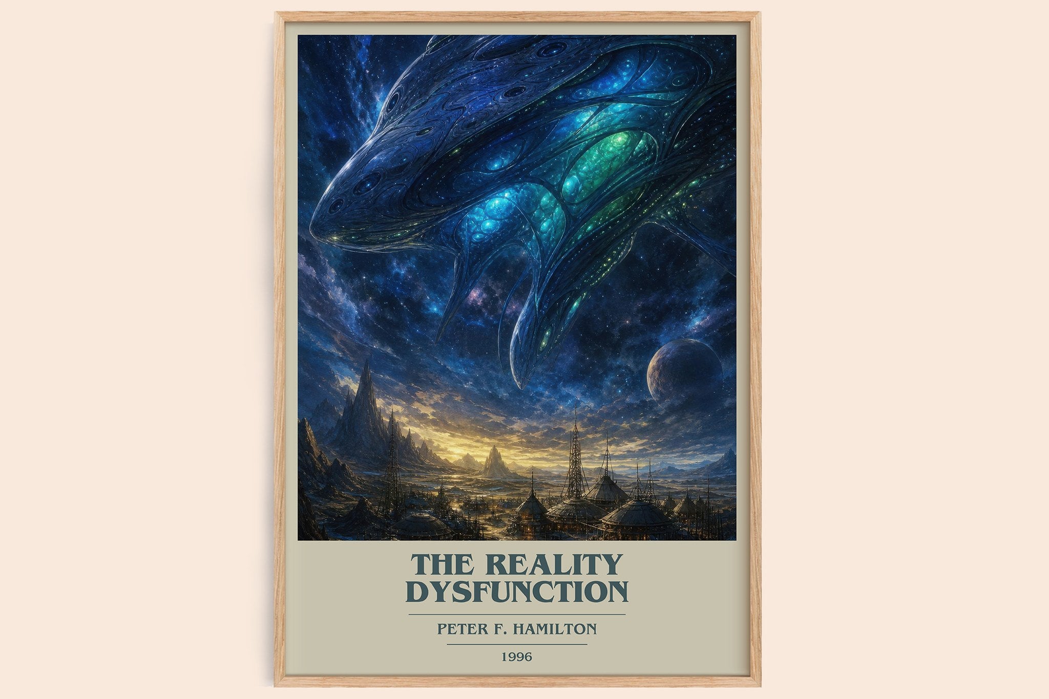 The Reality Dysfunction Book Cover Poster by Peter F. Hamilton