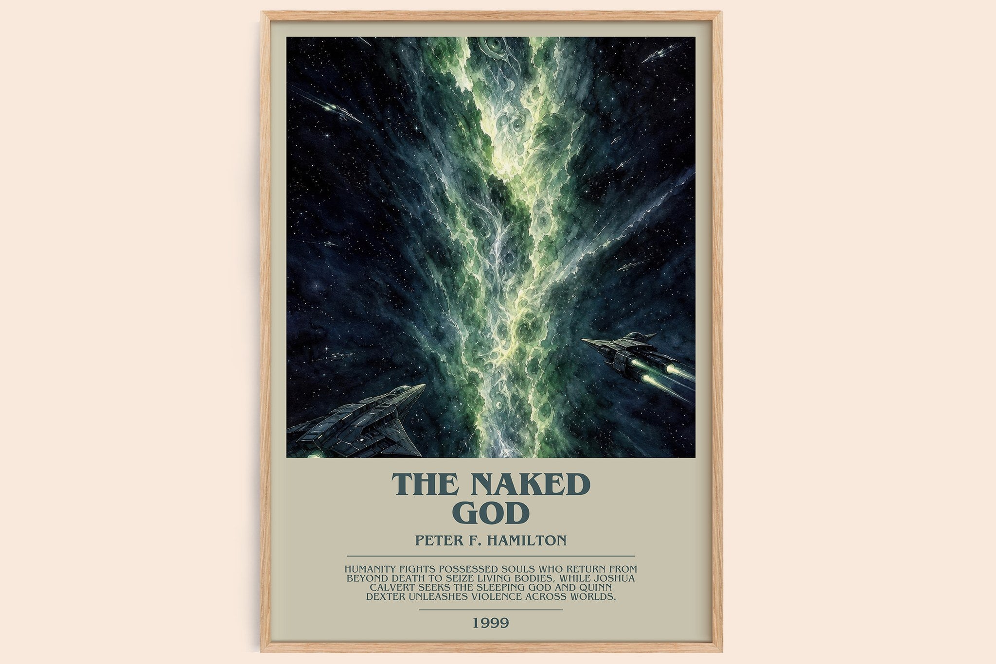 The Naked God Bookish Wall Art by Peter F. Hamilton