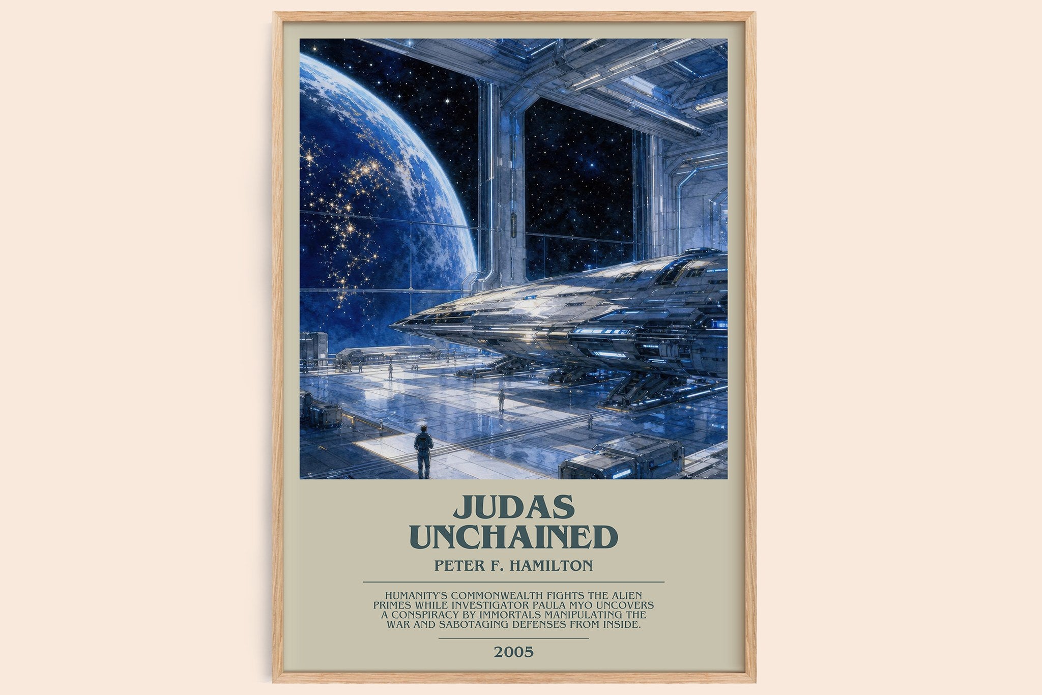 Judas Unchained Bookish Wall Art by Peter F. Hamilton