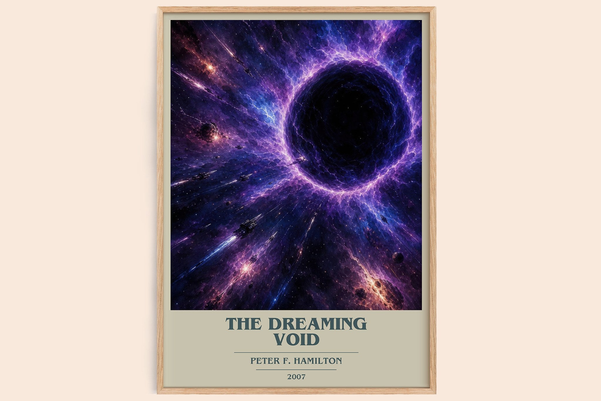 The Dreaming Void Book Cover Poster by Peter F. Hamilton