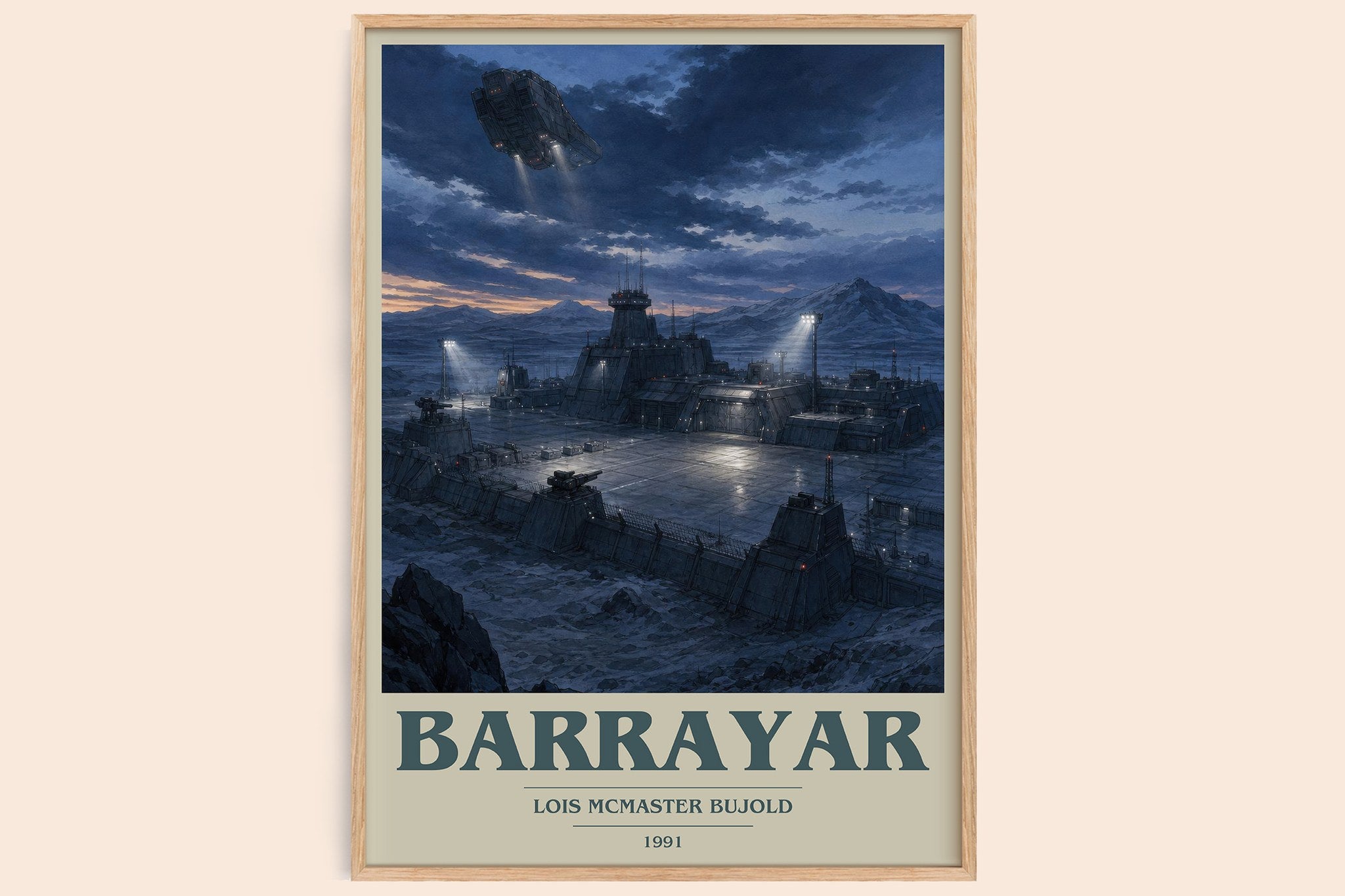 Barrayar Book Cover Poster by Lois McMaster Bujold