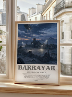 Barrayar bookish poster colour and style options – Lois McMaster Bujold book art