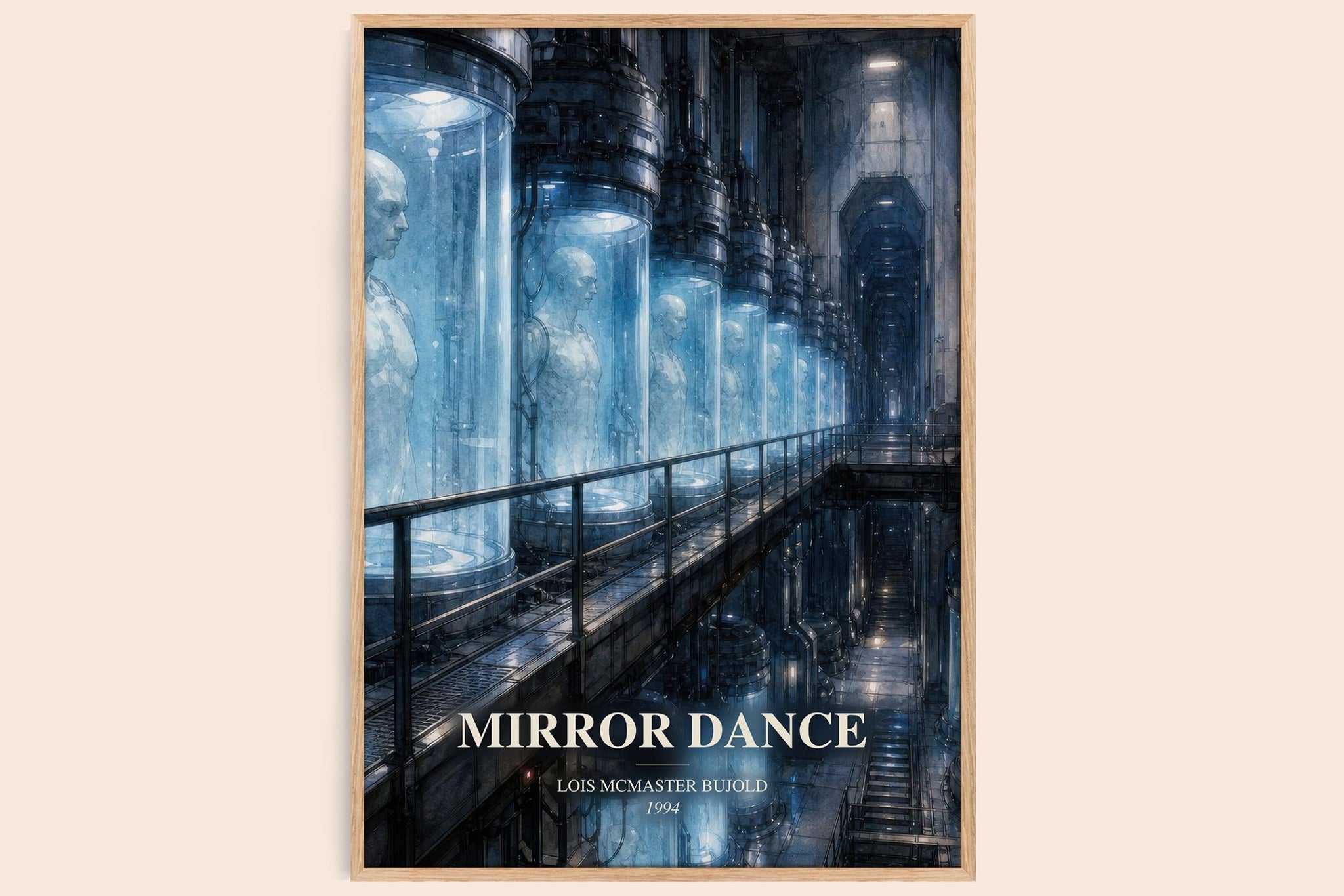 Mirror Dance Book Watercolour Illustration by Lois McMaster Bujold