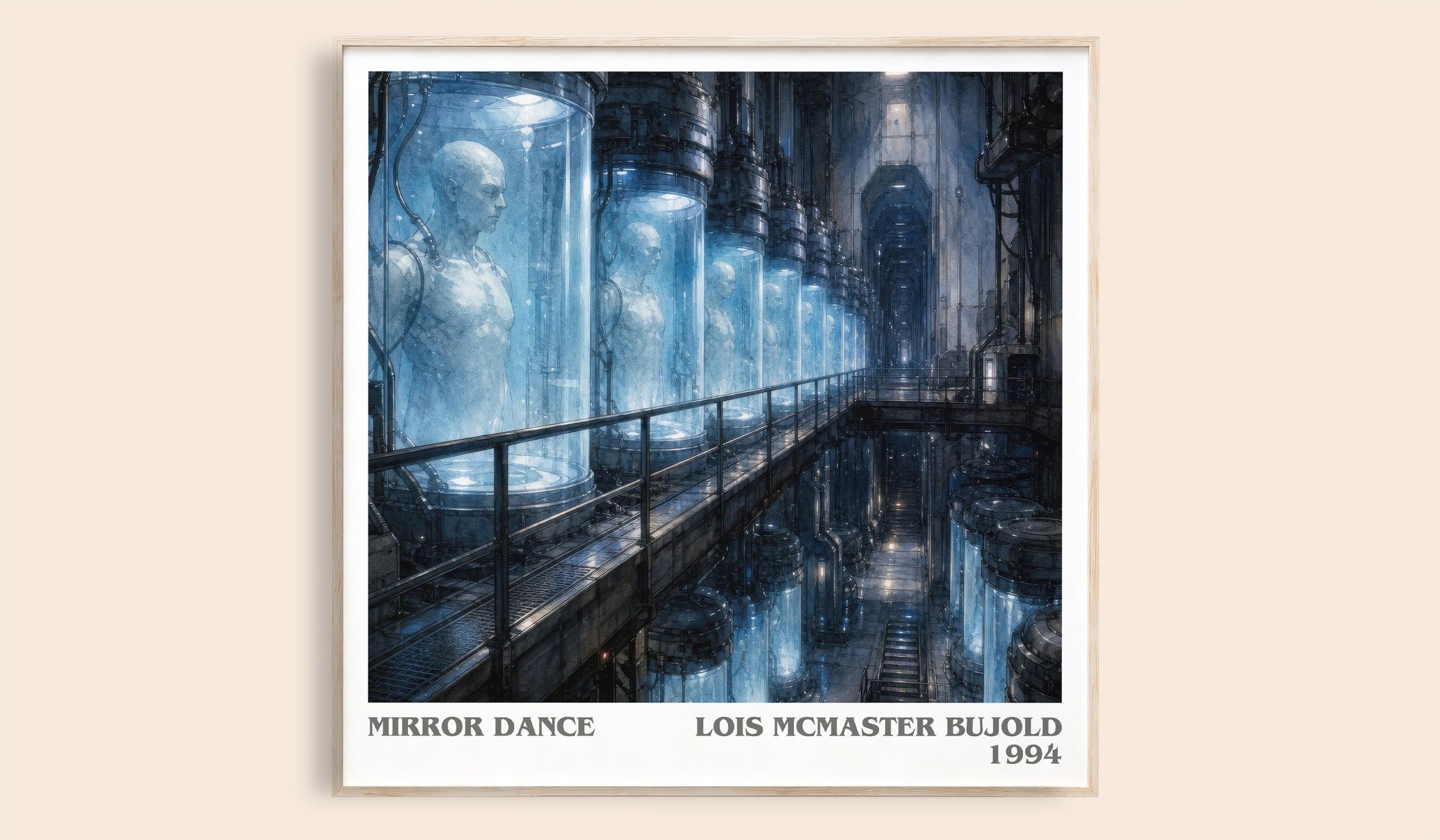 Mirror Dance Literary Art Print by Lois McMaster Bujold