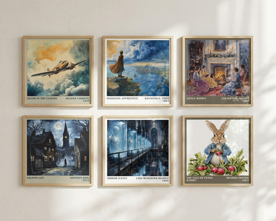 Mirror Dance literary art print colour and style options – Lois McMaster Bujold book art