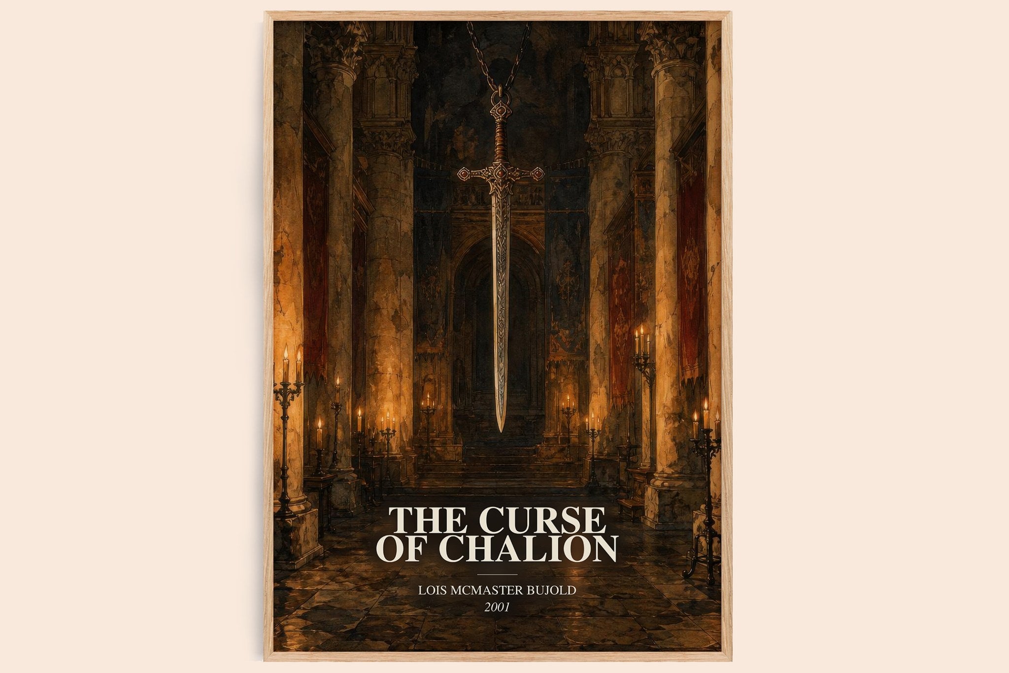 Curse of Chalion Book Watercolour Illustration by Lois McMaster Bujold