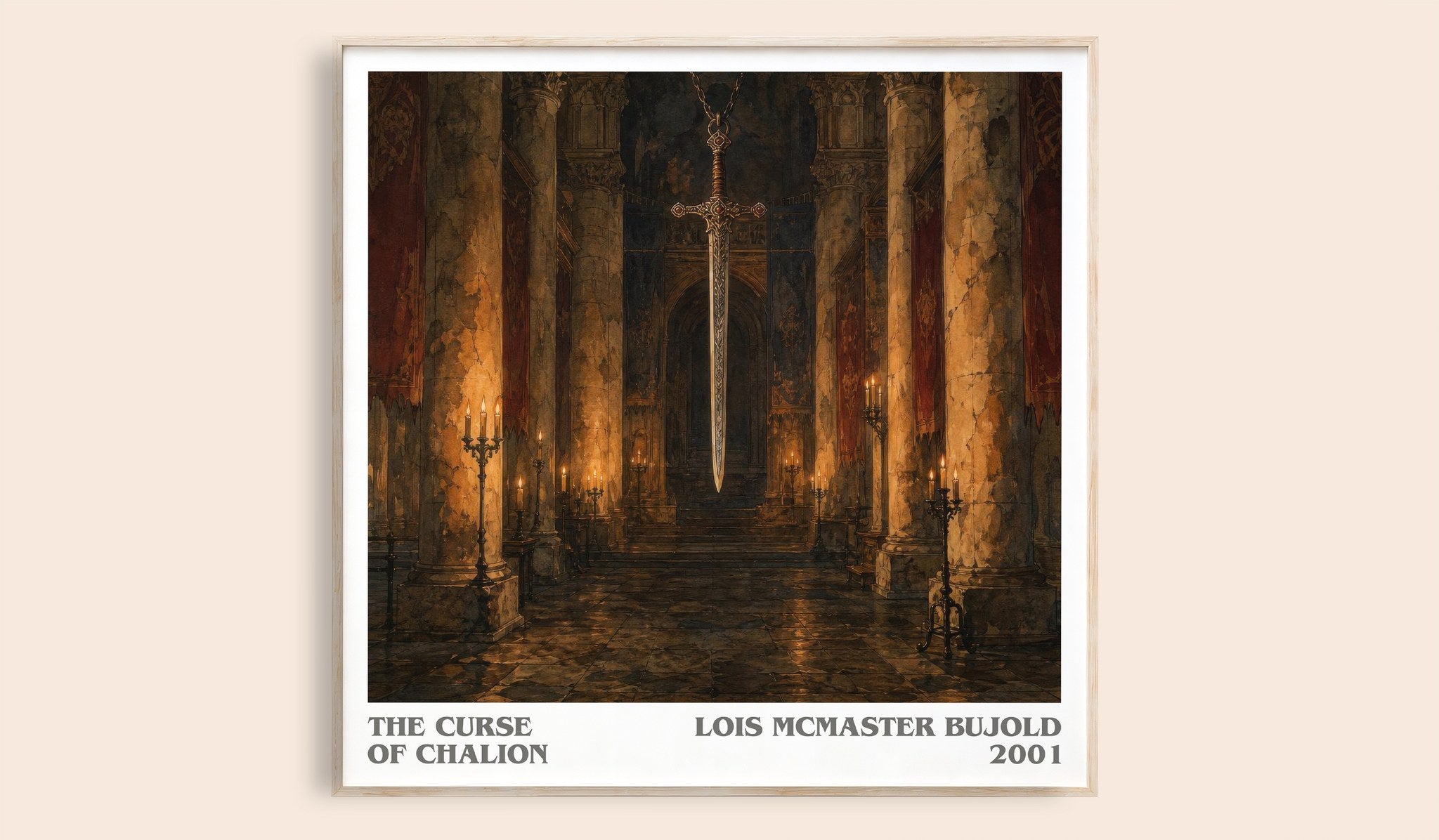 The Curse of Chalion Literary Art Print by Lois McMaster Bujold