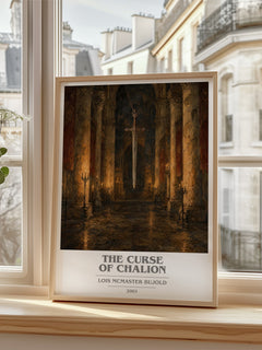 The Curse of Chalion book cover poster colour and style options – Lois McMaster Bujold book art