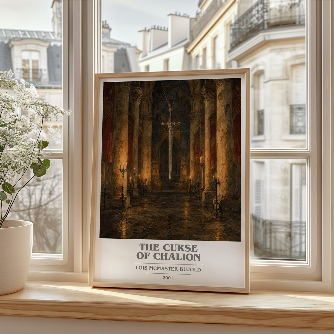 The Curse of Chalion book cover poster colour and style options – Lois McMaster Bujold book art