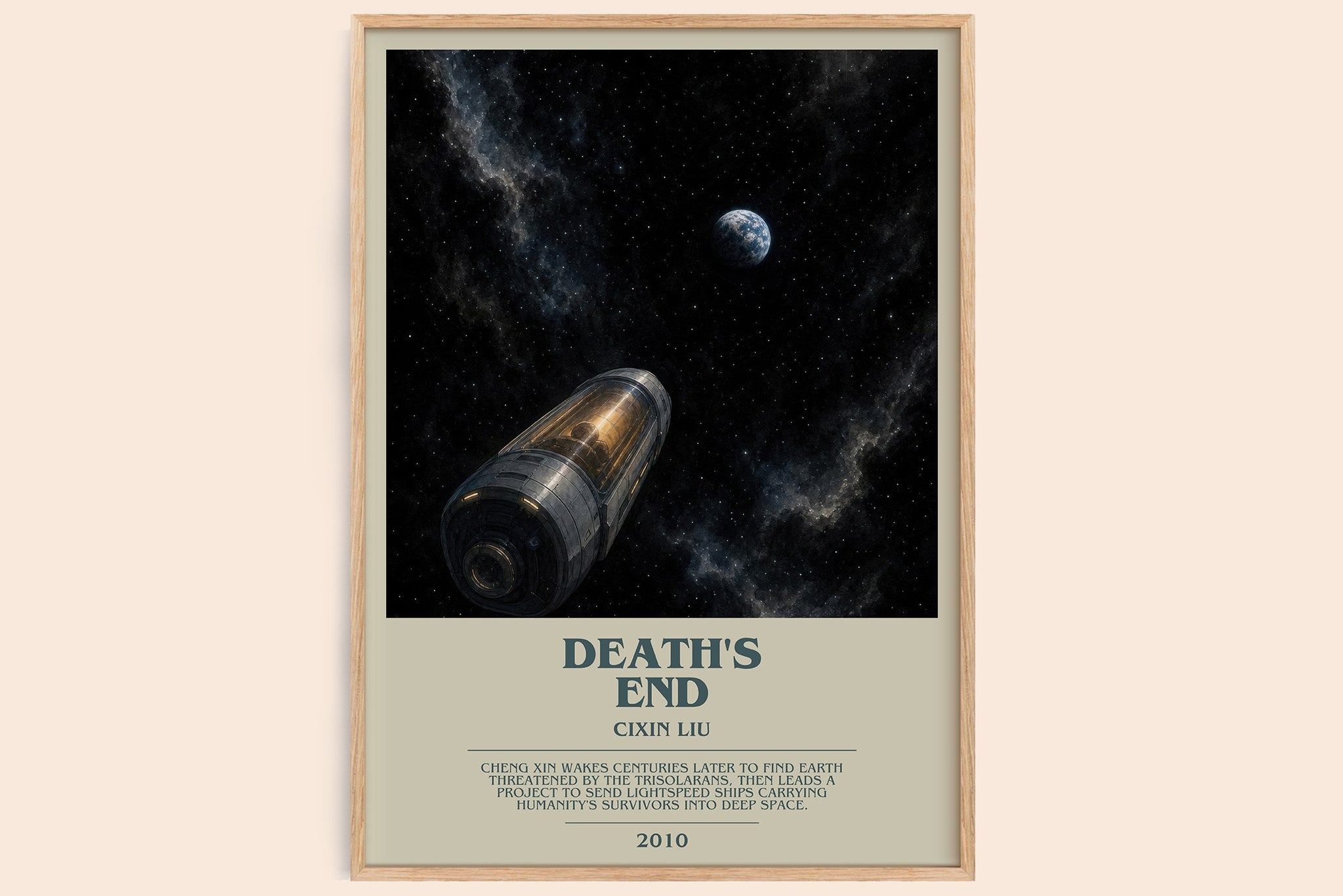 Death's End Bookish Wall Art by Cixin Liu