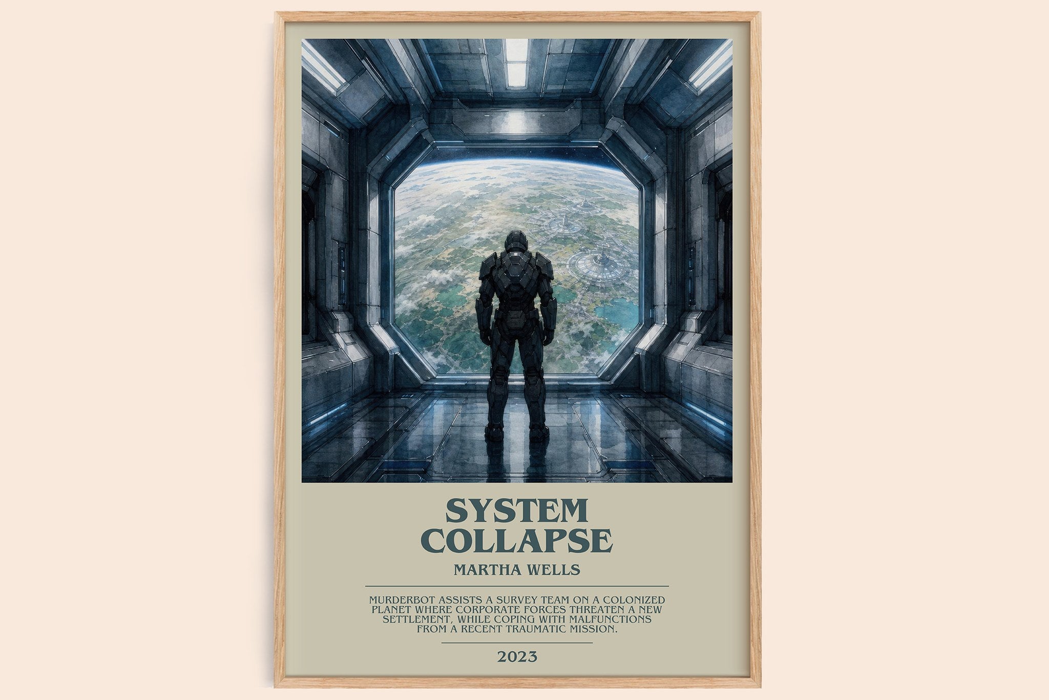 System Collapse Bookish Wall Art by Martha Wells